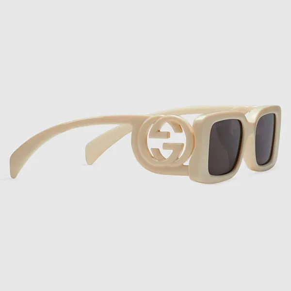 Rectangular-Frame Sunglasses 733369 J1691 9212 Màu Be - Kính mắt - Vua Hàng Hiệu
