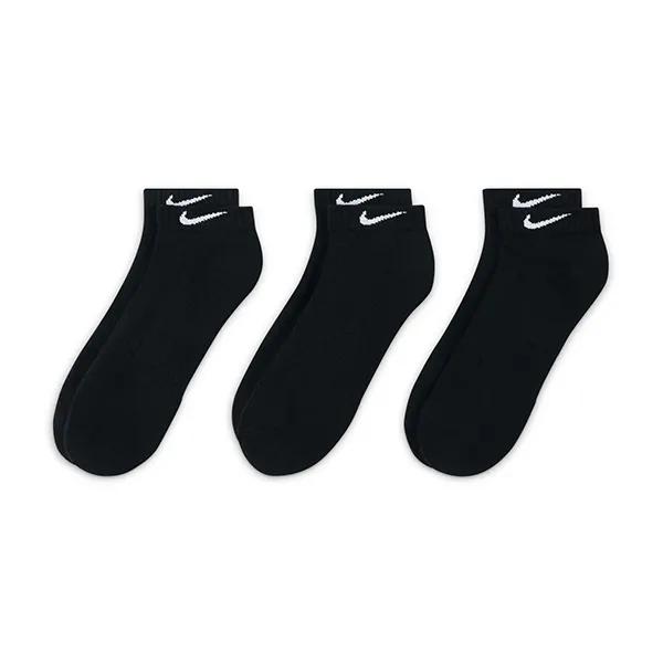 Set 3 Đôi Tất Unisex Nike Everyday Cushioned Dri-Fit SX7670-010 Màu Đen Size 3 - Thời trang - Vua Hàng Hiệu