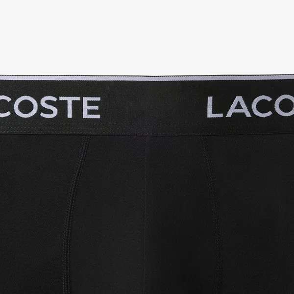 Set 3 Quần Lót Nam Lacoste Trunk 3 Pack 5H1300 031 Màu Đen Size L - Thời trang - Vua Hàng Hiệu