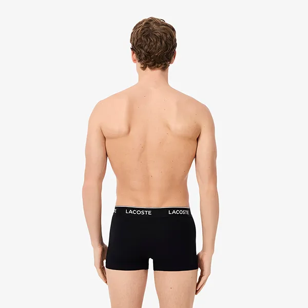 Set 3 Quần Lót Nam Lacoste Trunk 3 Pack 5H1300 031 Màu Đen Size L - Thời trang - Vua Hàng Hiệu