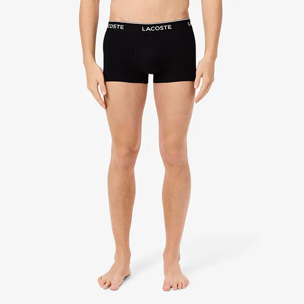 Set 3 Quần Lót Nam Lacoste Trunk 3 Pack 5H1300 031 Màu Đen Size L - Thời trang - Vua Hàng Hiệu