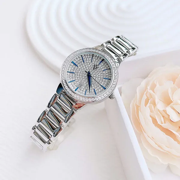Set Đồng Hồ + Vòng Đeo Tay Nữ Christian Van Sant Alessia Silver Dial Watch – CV0291A Màu Bạc