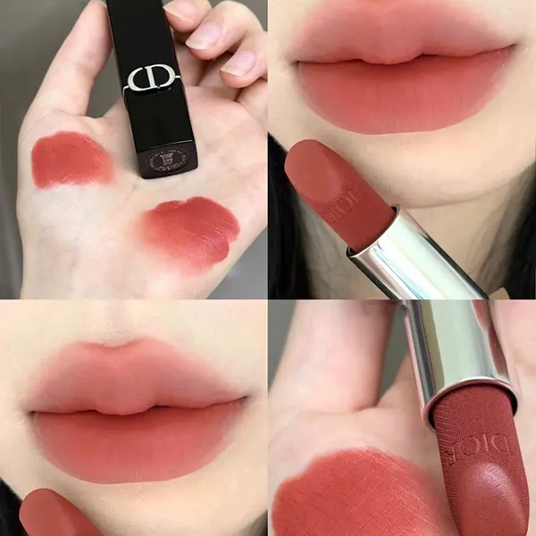 Son Dior Rouge R Velvet Finish 299 Amou Màu Hồng Nâu Đất - Son Môi - Vua Hàng Hiệu
