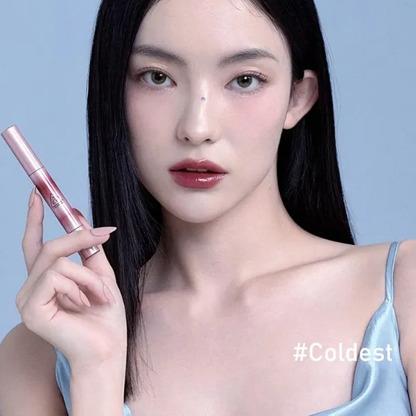 Son Dưỡng 3CE Shine Reflector - Coldest Màu Đỏ Mận