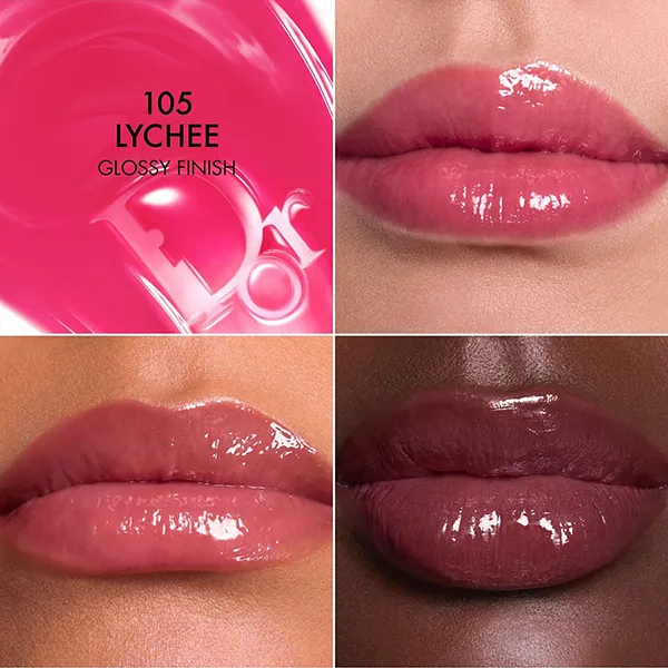 Son Dưỡng Dior Addict Lip Glow Butter 105 Lychee Màu Hồng Fuchsia - Son Môi - Vua Hàng Hiệu