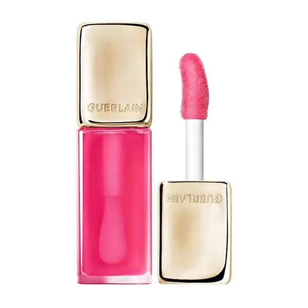 Son Dưỡng Guerlain Kisskiss Bee Oil 458 Pop Rose Glow Màu Hồng Baby - Son Môi - Vua Hàng Hiệu