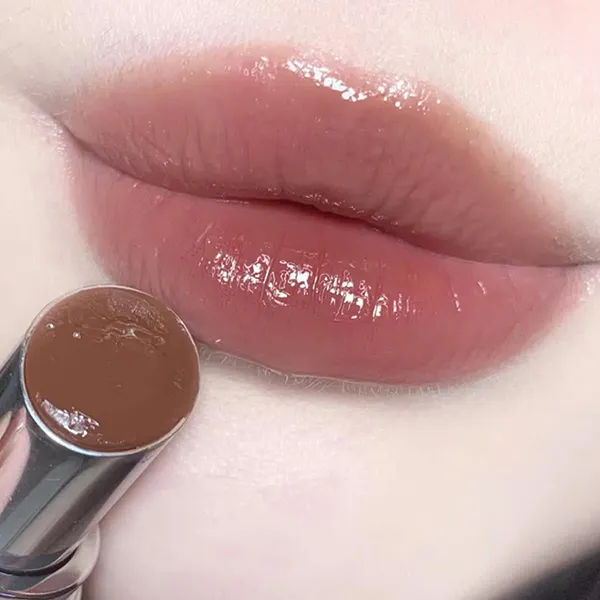 Son Dưỡng YSL Yves Saint Laurent Rouge Volupte Candy Glaze 14 Scenic Brown Màu Nâu Đất