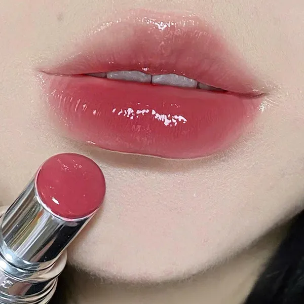Son Dưỡng Yves Saint Laurent YSL Rouge Volupte Candy Glaze 05 Pink Satisfaction Màu Hồng Đất - Son Môi - Vua Hàng Hiệu