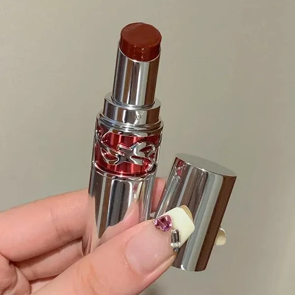 Son Dưỡng Yves Saint Laurent YSL Rouge Volupte Candy Glaze 06 Burgundy Temptation Màu Đỏ Mận - Son Môi - Vua Hàng Hiệu