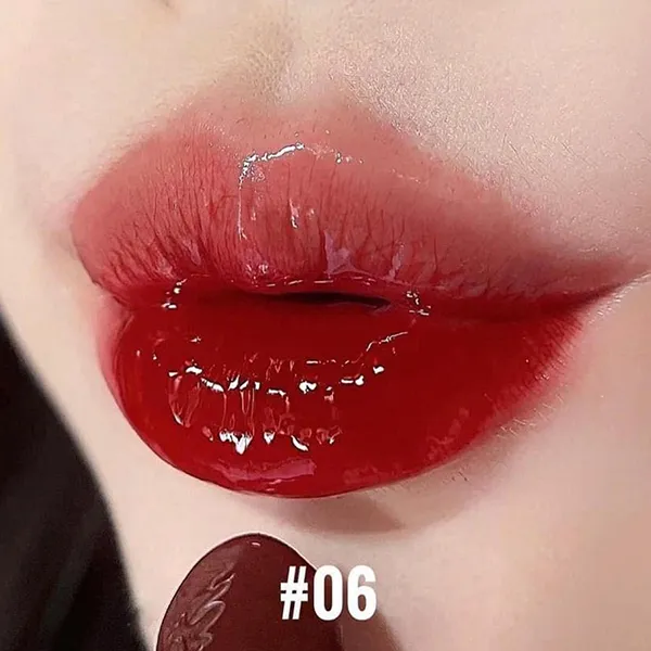 Son Dưỡng Yves Saint Laurent YSL Rouge Volupte Candy Glaze 06 Burgundy Temptation Màu Đỏ Mận - Son Môi - Vua Hàng Hiệu