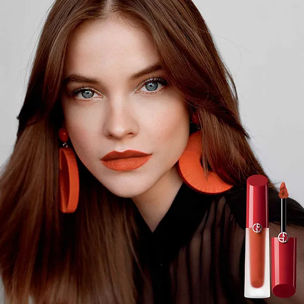 Son Kem Giorgio Armani Lip Maestro Satin 02 Weekend Getaway Màu Cam Đất - Son Môi - Vua Hàng Hiệu