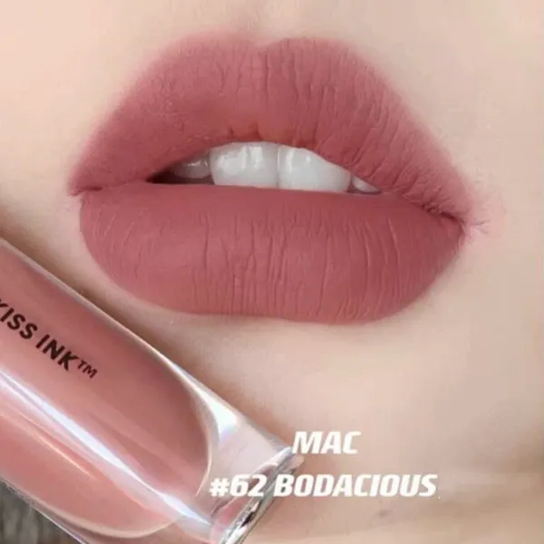Son Kem MAC Locked Kiss Ink 24HR 62 Bodacious Màu Hồng Khô - Son Môi - Vua Hàng Hiệu