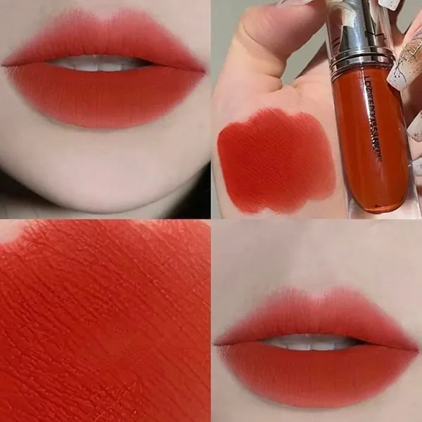 Son Kem MAC Locked Kiss Ink 24HR 95 Vicious Màu Đỏ Cam