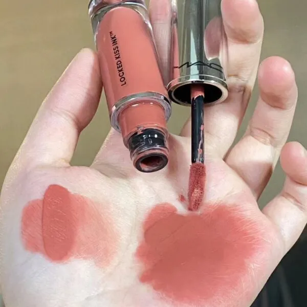 Son Kem MAC Locked Kiss Ink 24HR Lipcolour 76 Blushing Màu Hồng Hoa - Son Môi - Vua Hàng Hiệu