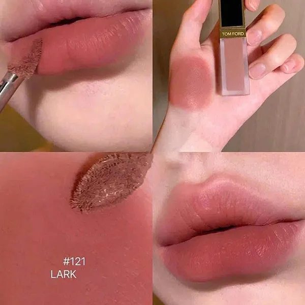 Son Kem Tom Ford Liquid Lip Luxe Matte Màu 121 Lark Hồng Đất