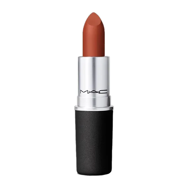 Son Lì Mac Powder Kiss Lipstick 925 Marrakesh Mere Màu Đỏ Đất - Son Môi - Vua Hàng Hiệu