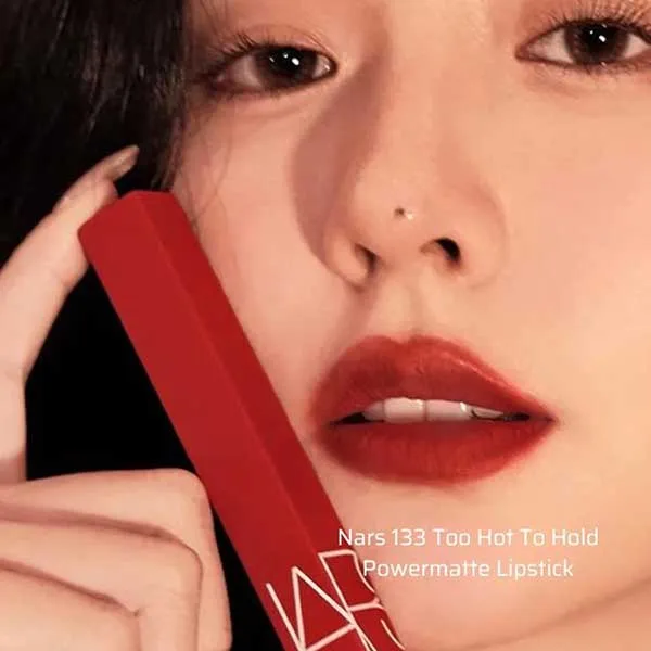 Son Lì Nars Powermatte Lipstick 133 Too Hot To Hold Màu Đỏ Cherry - Son Môi - Vua Hàng Hiệu