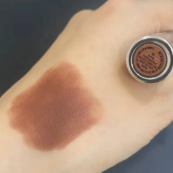 Son MAC Locked Kiss 24HR Lipstick 65 Posh Màu Nâu Cam Đất