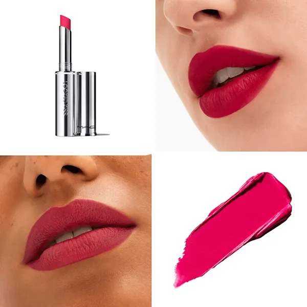 Son MAC Locked Kiss 24h Lipstick Taboo 90 Màu Hồng Tím - Son Môi - Vua Hàng Hiệu