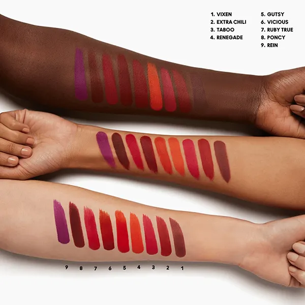 Son MAC Locked Kiss 24HR Lipstick 81 Gutsy Màu Đỏ Cam - Son Môi - Vua Hàng Hiệu