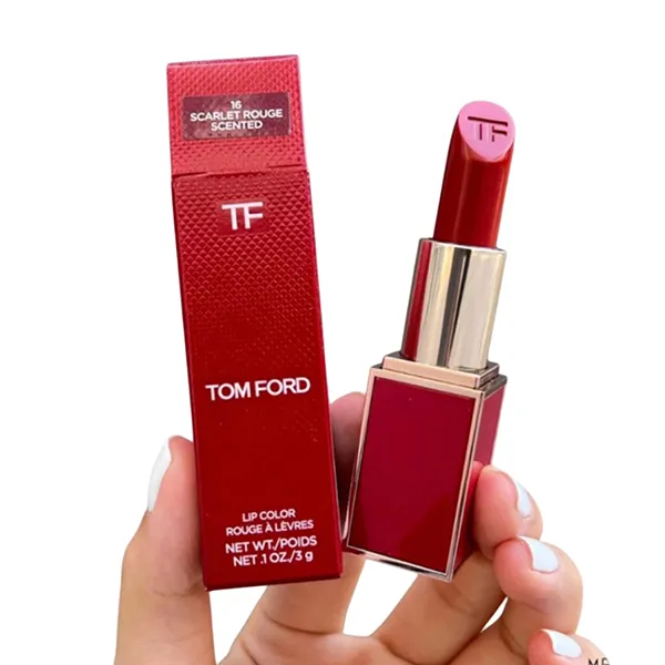 Son Tom Ford Lip Color Limited Edition 16 Scarlet Rouge 3g – Màu Đỏ Thuần