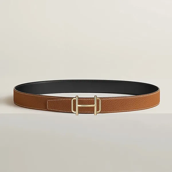 Thắt Lưng Nam Hermès Royal Belt Buckle & Reversible Leather Strap 32mm Màu Nâu Đen Size 85 - Thắt lưng - Vua Hàng Hiệu