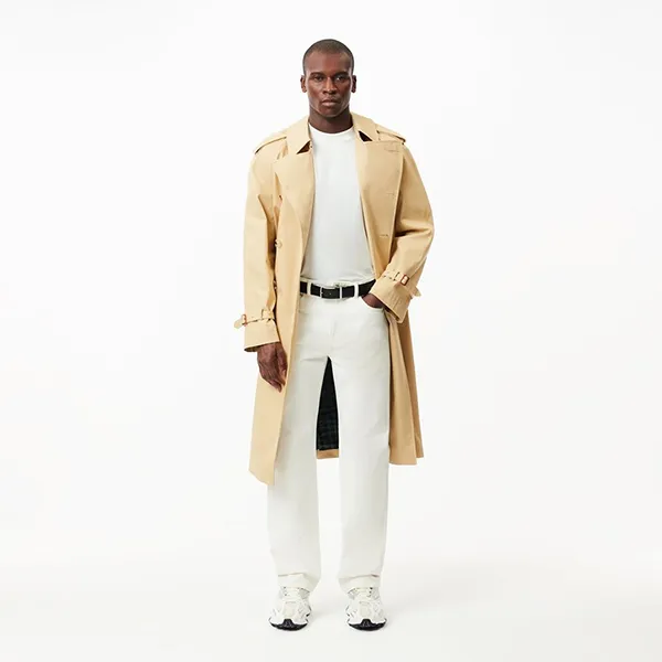Thắt Lưng Nam Lacoste Men's Belt Leather Material Can Be Used On Both Sides RC4097-672 Màu Đen Size 110 - Thắt lưng - Vua Hàng Hiệu
