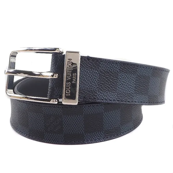 Thắt Lưng Nam Louis Vuitton LV Pont Neuf 35mm Belt M6067S Màu Xanh Đen