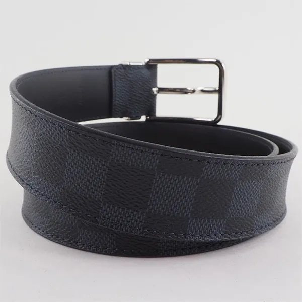 Thắt Lưng Nam Louis Vuitton LV Pont Neuf 35mm Belt M6067S Màu Xanh Đen