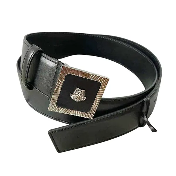 Thắt Lưng Nam Versace Medusa Leather Belt Màu Đen Size 85
