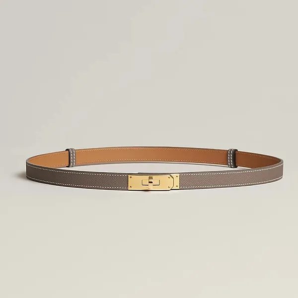 Thắt Lưng Nữ Hermès Kelly 18 Belt Étoupe H069853CC18 Màu Xám Nâu - Thắt lưng - Vua Hàng Hiệu