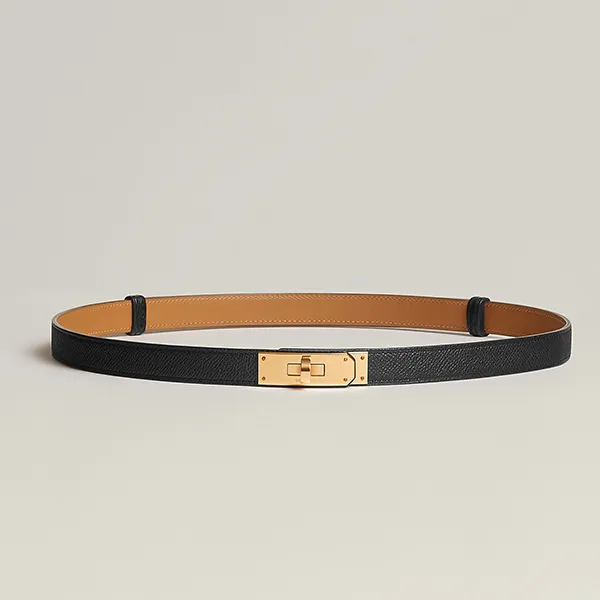 Thắt Lưng Nữ Hermès Kelly 18 Belt Noir H069853CC89 Màu Đen Nâu - Thắt lưng - Vua Hàng Hiệu