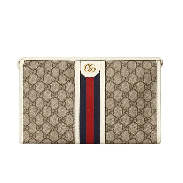 Túi Cầm Tay Gucci GG Ophidia Toiletry Case Màu Be - Túi xách - Vua Hàng Hiệu