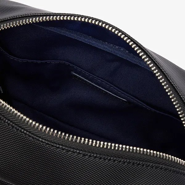 Túi Cầm Tay Nam Lacoste Men's Classic Canvas Toiletry Bag NH4426HC 000 Màu Đen - Túi xách - Vua Hàng Hiệu