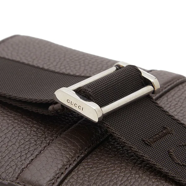 Túi Đeo Chéo Gucci Buckle GG Jacquard Mini Bag Màu Be Nâu - Túi xách - Vua Hàng Hiệu