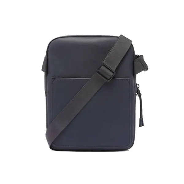 Túi Đeo Chéo Lacoste NH3308LV Chantaco Flat Crossover Bag Màu Xanh Navy - Túi xách - Vua Hàng Hiệu