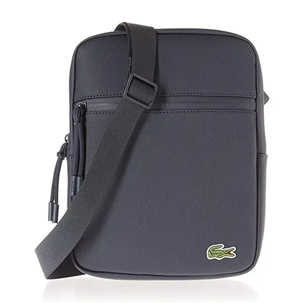 Túi Đeo Chéo Lacoste NH3308LV Chantaco Flat Crossover Bag Màu Xanh Navy - Túi xách - Vua Hàng Hiệu