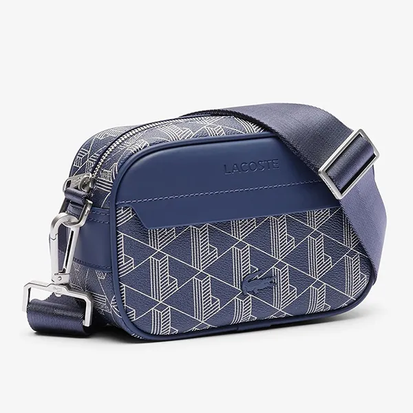 Túi Đeo Chéo Lacoste Small The Blend Satchel Crossbody Bag NH3650LX M83 Màu Xanh Navy - Túi xách - Vua Hàng Hiệu