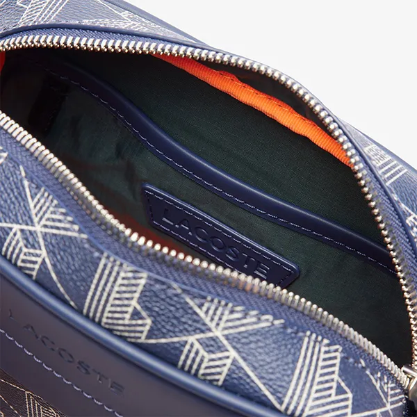 Túi Đeo Chéo Lacoste Small The Blend Satchel Crossbody Bag NH3650LX M83 Màu Xanh Navy - Túi xách - Vua Hàng Hiệu