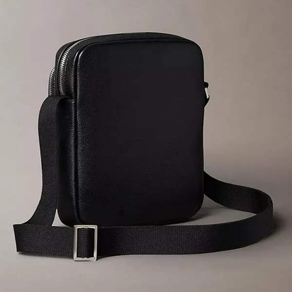 Túi Đeo Chéo Nam Calvin Klein Micro Pebble Reporter Bag Crossbody Màu Đen - Túi xách - Vua Hàng Hiệu