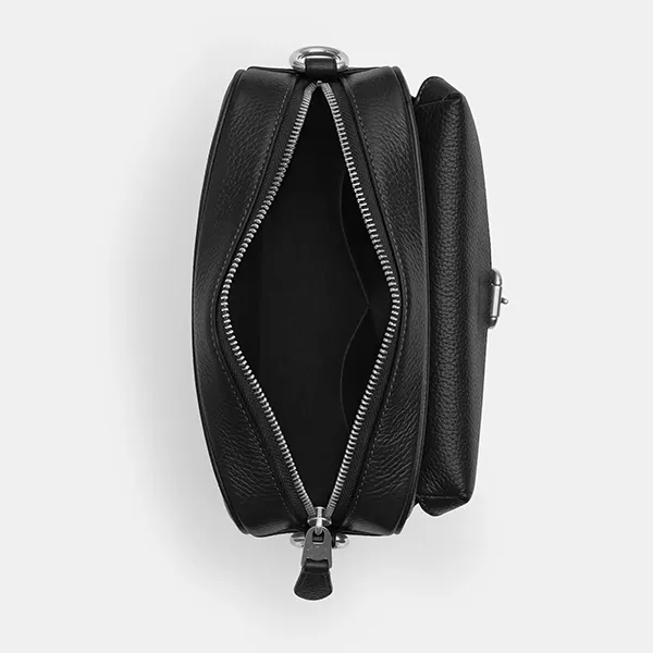 Túi Đeo Chéo Nam Coach Warner Crossbody Bag CW218 Màu Đen