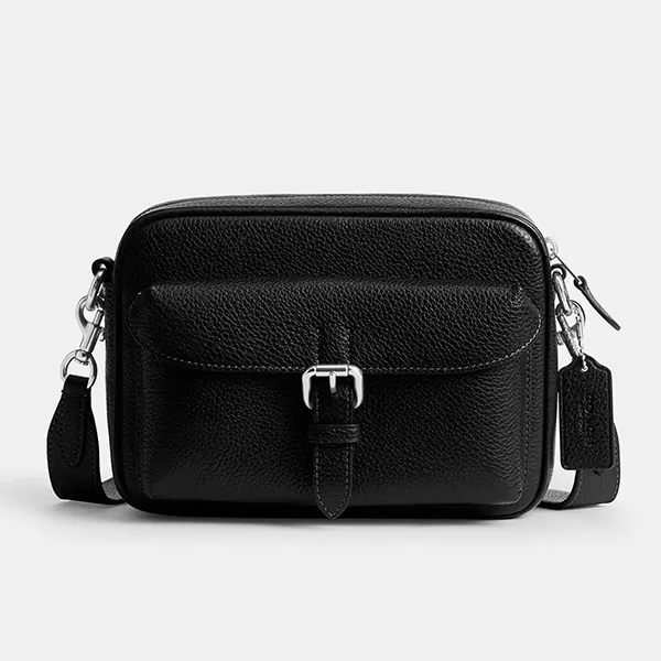 Túi Đeo Chéo Nam Coach Warner Crossbody Bag CW218 Màu Đen