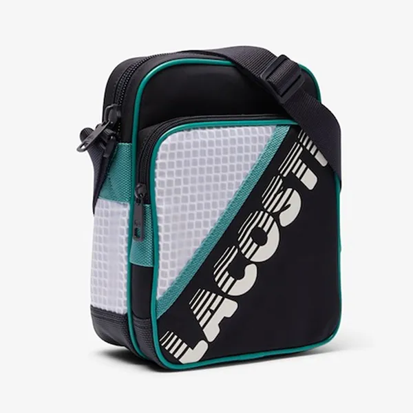 Túi Đeo Chéo Nam Lacoste Men's Brewen Shoulder Bag Men Black Bags NH4853BW-Q86 Màu Đen Xanh