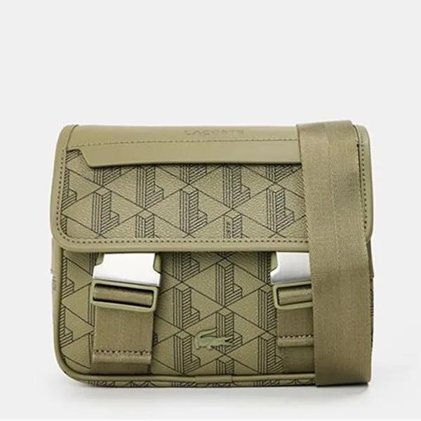 Túi Đeo Chéo Nam Lacoste Men's The Blend Messenger Green Bags Màu Xanh Rêu