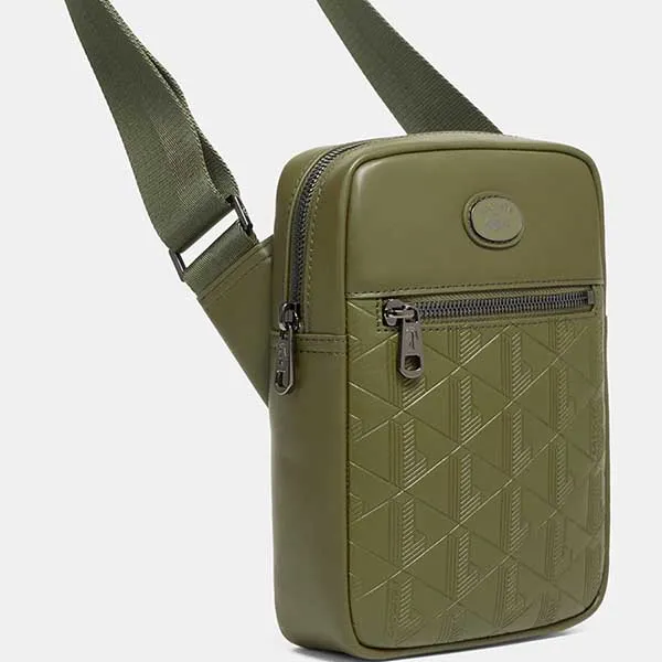 Túi Đeo Chéo Nam Lacoste Signature Nomogram Bag Màu Xanh Green - Túi xách - Vua Hàng Hiệu