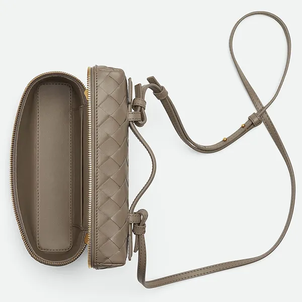 Túi Đeo Chéo Nữ Bottega Veneta 789109V3IV12817 Limestone Màu Xám