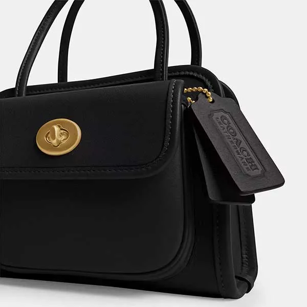 Túi Đeo Chéo Nữ Coach Safari Crossbody Bag CW643 Màu Đen