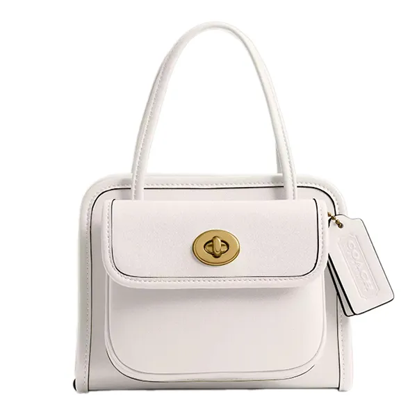 Túi Đeo Chéo Nữ Coach Safari Crossbody Bag CW643 Màu Trắng