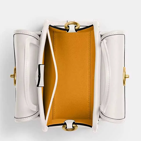 Túi Đeo Chéo Nữ Coach Safari Crossbody Bag CW643 Màu Trắng