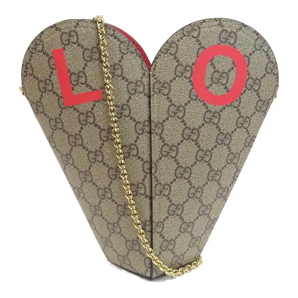 Túi Đeo Chéo Nữ Gucci Chain Shoulder Màu Be